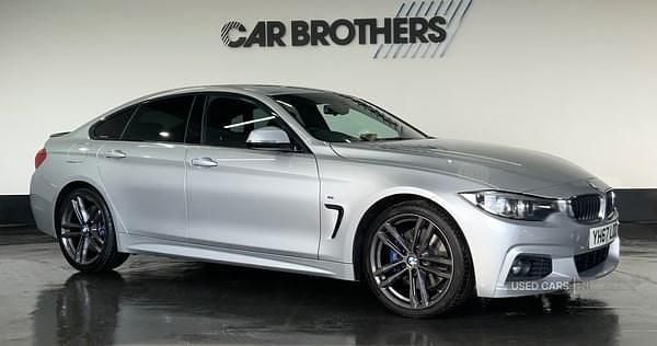 Silver Used 2017 BMW 420 M Sport Coupe | £12,495 (Fair price) - Image 1/4