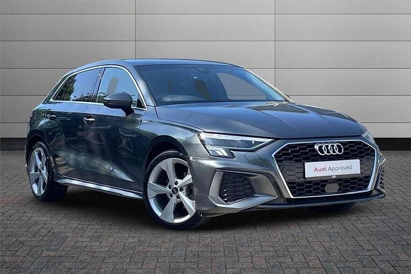 Daytona grey Used 2023 Audi A3 S-Line Hatchback | £21,790 (Fair price) - Image 1/4