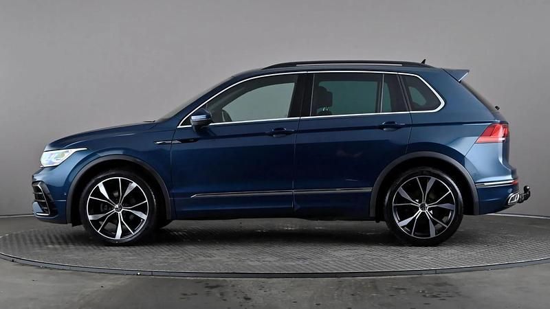 Used VW Tiguan R-line 150 HP (110 kW) 2021 Blue SUV