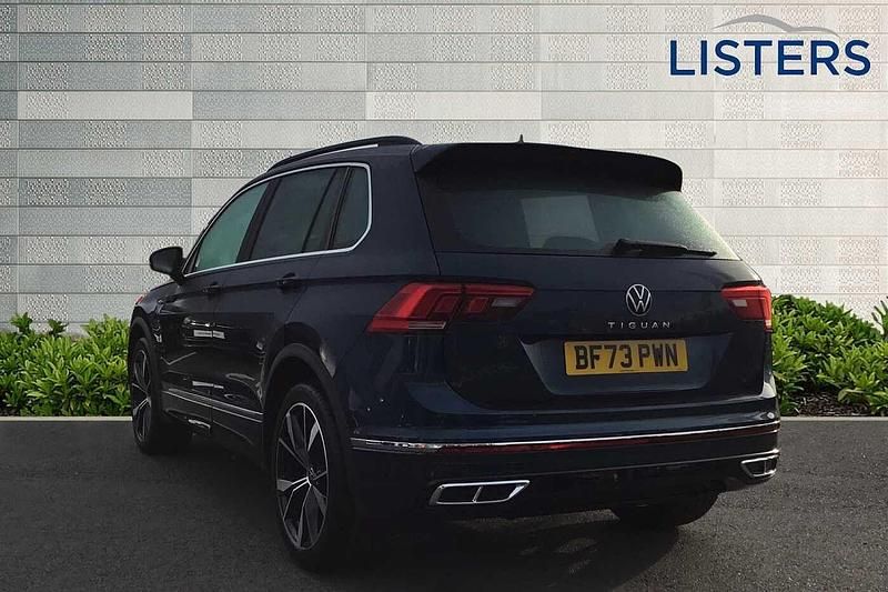 Used VW Tiguan R-line 150 HP (110 kW) 2023 Nightshade blue SUV