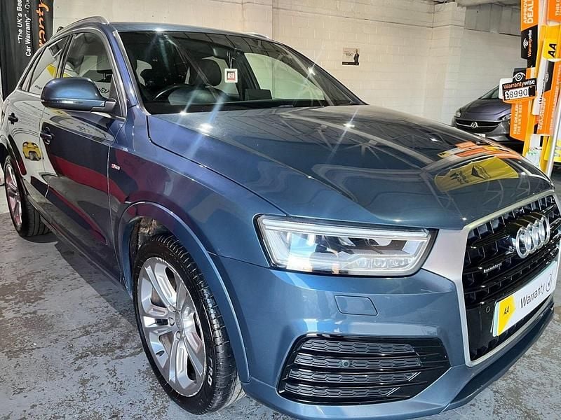 Used Audi Q3 S-line plus 180 HP (132 kW) 2016 Blue SUV