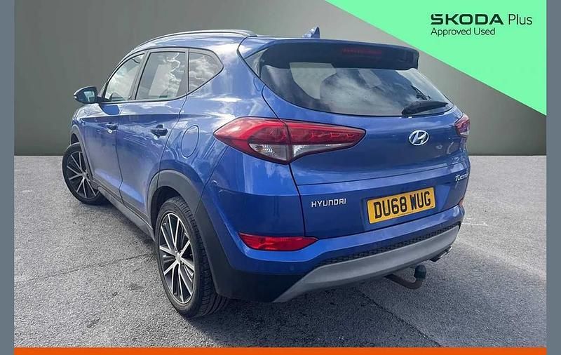 Usado Hyundai Tucson GO! 174 HP (127 kW) 2018 Azul SUV