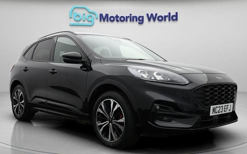 Black Used 2023 Ford Kuga ST-Line X SUV | £17,300 (Good price) - Image 1/4