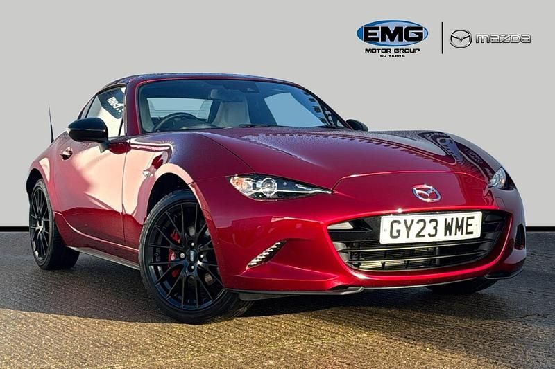 Red Used 2023 Mazda MX5 Homura-Line Cabriolet | £26,995 (Fair price) - Image 1/3