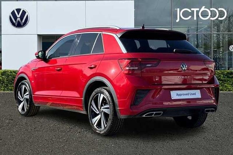 Used VW T-Roc R-line 150 HP (110 kW) 2022 Red SUV