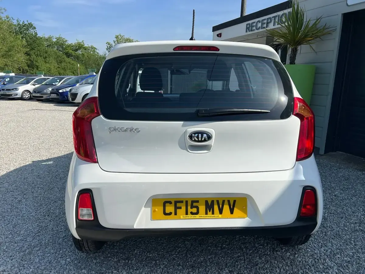 Used Kia Picanto 84 HP (61 kW) 2015 White Hatchback