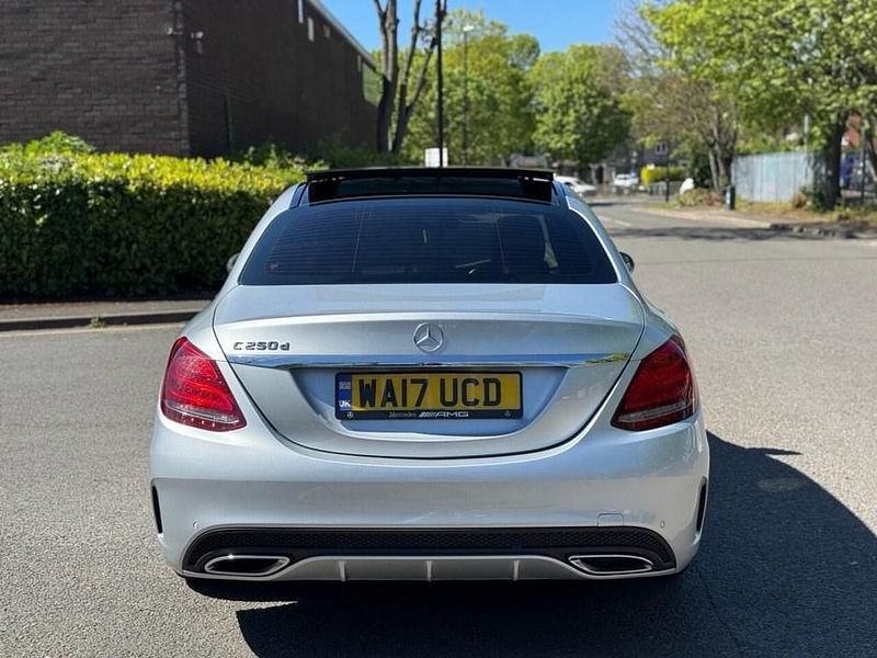 Used Mercedes C250 AMG line 2017 Silver Sedan