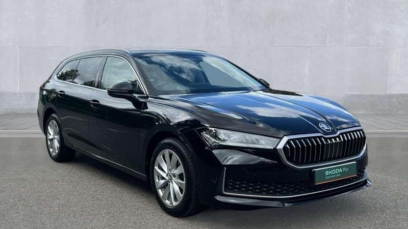 Midnight black metallic Used 2024 Skoda Superb SE Technology Estate | £27,995 (A bit pricey) - Image 1/4