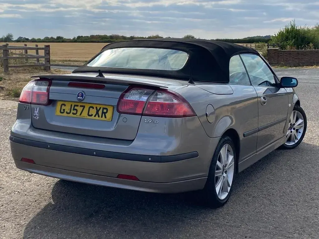 Used Saab 9-3 Anniversary 150 HP (110 kW) 2007 Grey Cabriolet
