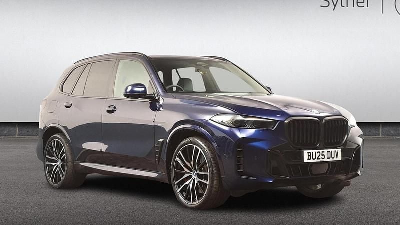 Blue Used 2025 BMW X5 M Sport SUV | £69,500 (Fair price) - Image 1/4