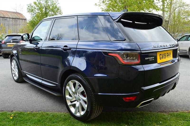 Second-hand Land Rover Range Rover Sport HSE Dynamic 404 CP (297 kW) 2019 Albastru SUV