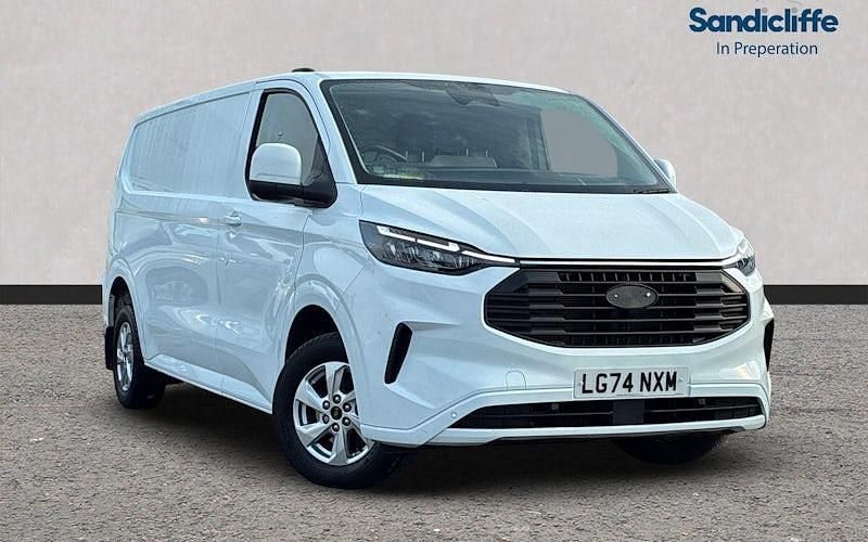 Frozen white (solid colour) Used 2024 Ford Transit Custom Limited Van | £27,500 (Fair price) - Image 1/4