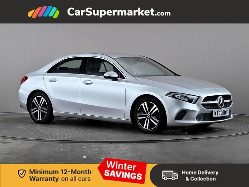Silver Used 2020 Mercedes A180 Executive Sedan | £18,697 (Good price) - Image 1/3