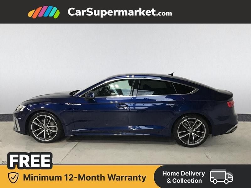Used Audi A5 S-Line 2020 Blue Hatchback