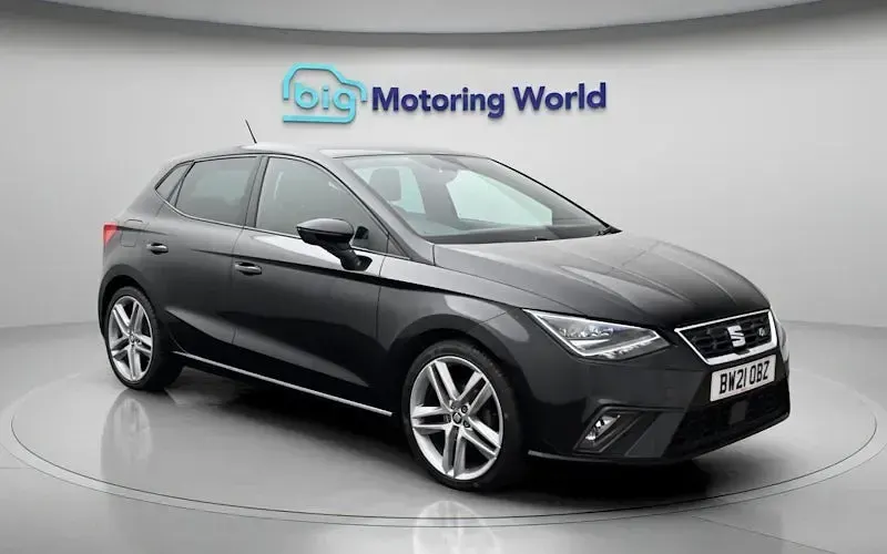 Used Seat Ibiza FR Sport 95 HP (69 kW) 2021 Black Hatchback