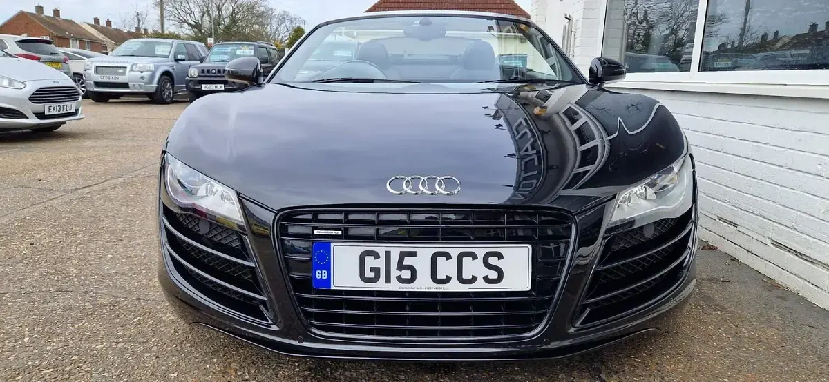 Used Audi R8 Spyder Design 525 HP (386 kW) 2012 Black Cabriolet