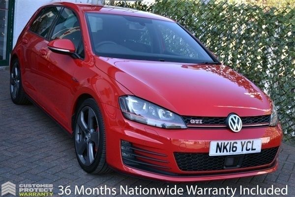 Red Used 2016 VW Golf VII GTI Hatchback | £13,990 (Fair price) - Image 1/1