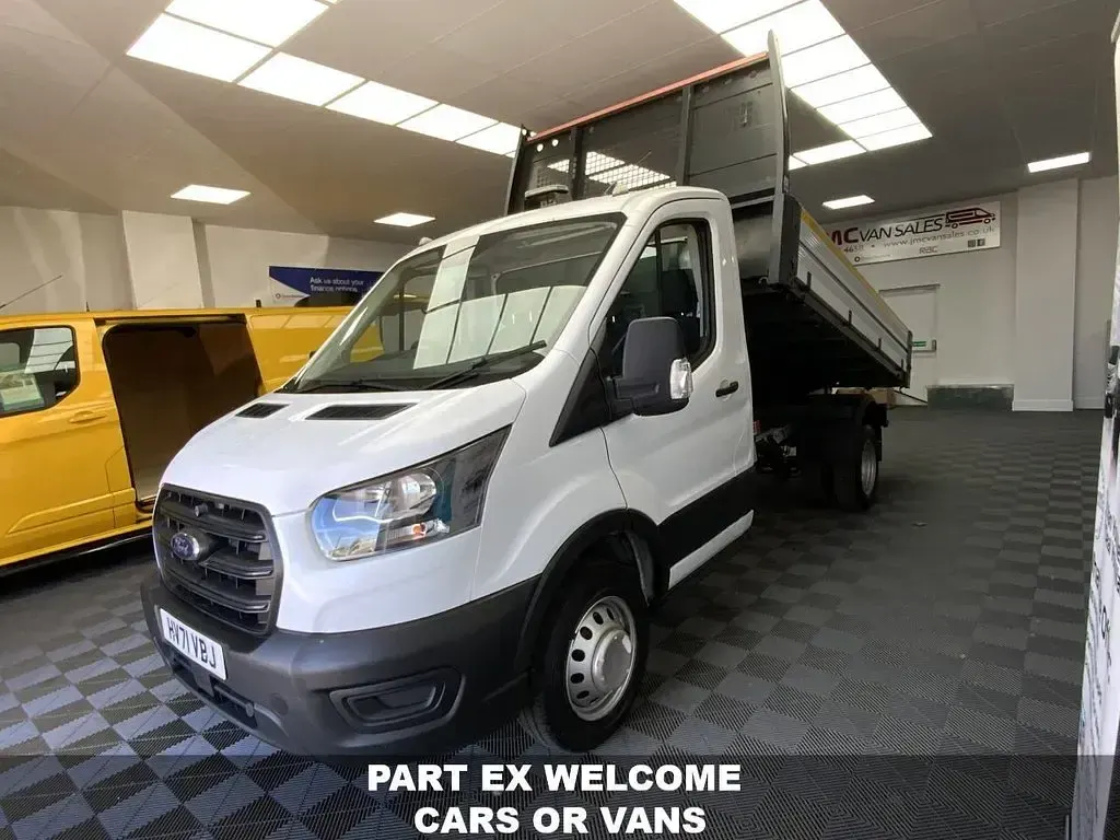 Used Ford Transit S 130 HP (95 kW) 2021 White Cabriolet
