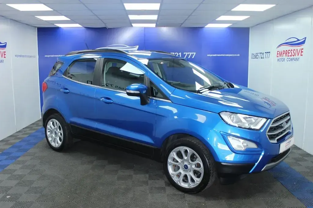 Used Ford Ecosport Titanium 125 HP (91 kW) 2021 Blue SUV