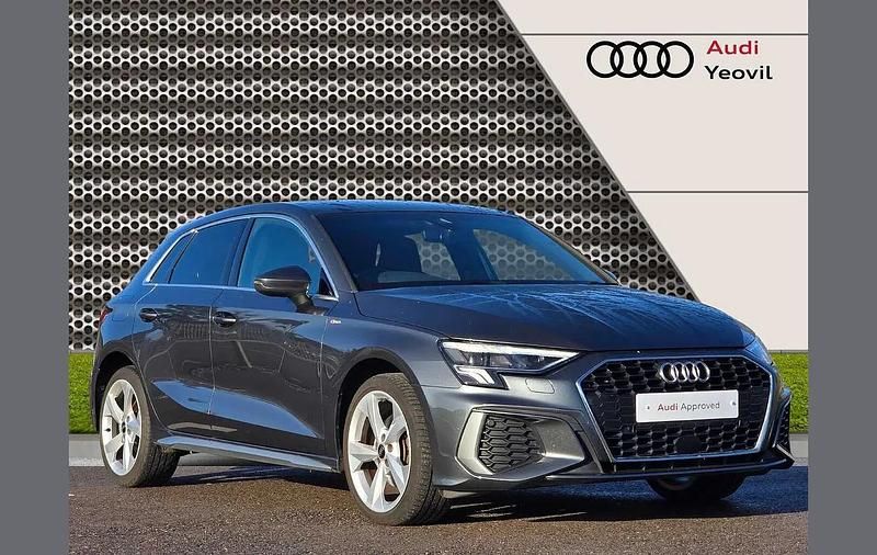 Grey Used 2023 Audi A3 e-tron S-Line Hatchback | £22,290 (Fair price) - Image 1/4