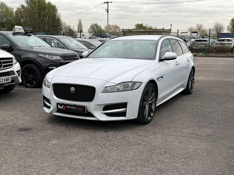 Used Jaguar XF R-Sport 2018 White Estate