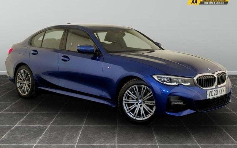 Blue Used 2020 BMW 330e M Sport Sedan | £12,395 (Fair price) - Image 1/2