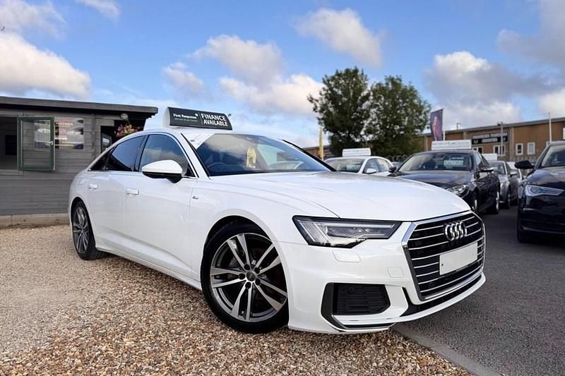 White Used 2018 Audi A6 S-Line Sedan | £15,495 (Fair price) - Image 1/1