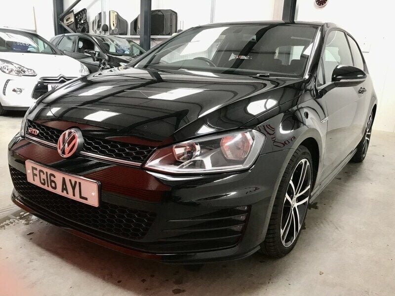 Used VW Golf VII GTD 2016 Black Hatchback