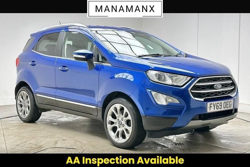 Used Ford Ecosport Titanium 125 HP (91 kW) 2019 Blue SUV