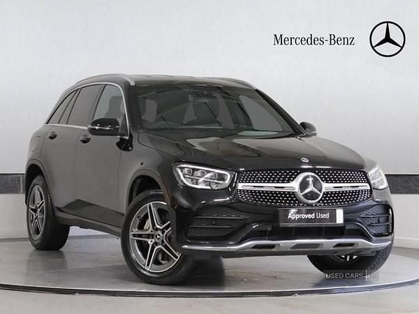 Black Used 2022 Mercedes GLC300e AMG line Estate | £28,995 (Fair price) - Image 1/4