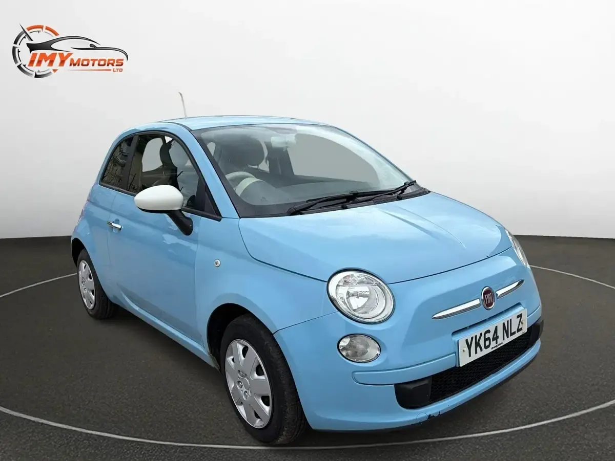 Used Fiat 500 69 HP (50 kW) 2014 Blue Hatchback