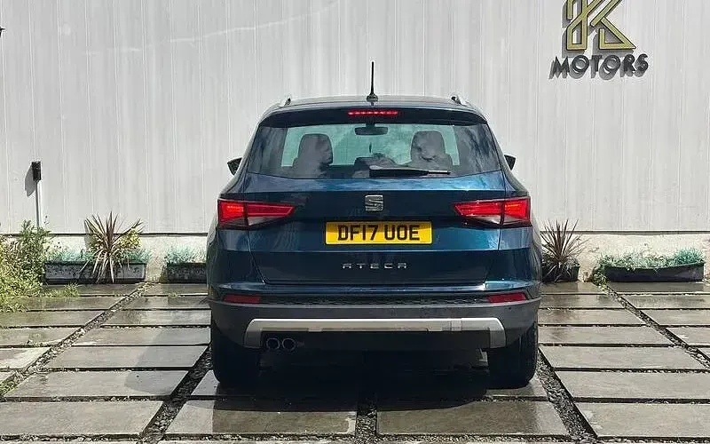 Used Seat Ateca XCELLENCE 150 HP (110 kW) 2017 Blue SUV