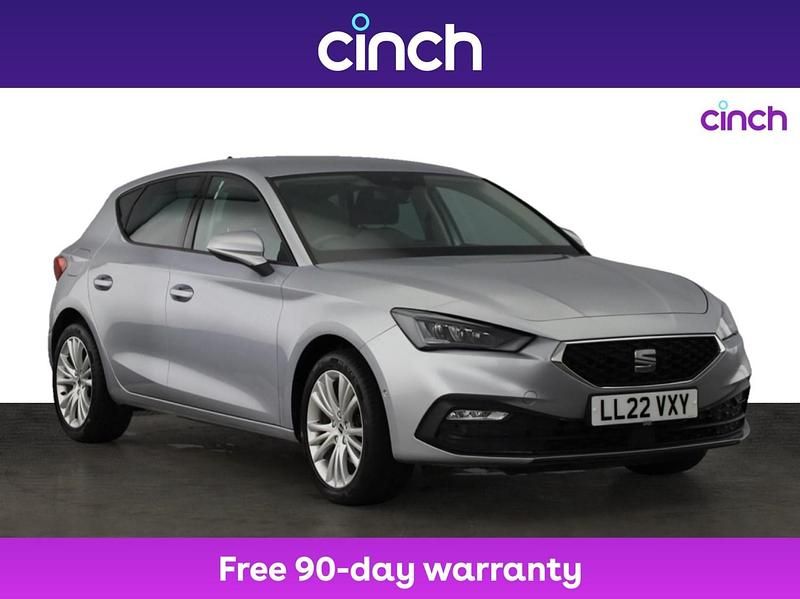 Silver Used 2022 Seat Leon SE Dynamic Hatchback | £15,499 (Fair price) - Image 1/3