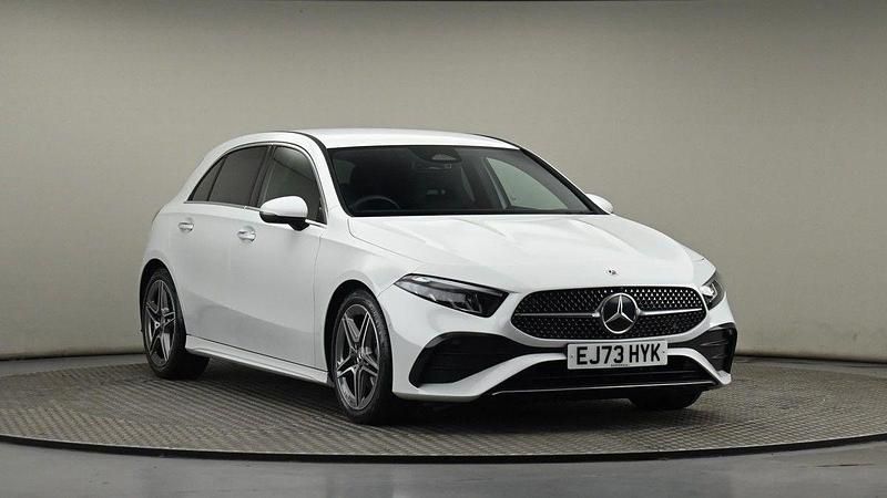 Digital white Used 2023 Mercedes A200 AMG line Hatchback | £24,200 (Fair price) - Image 1/4