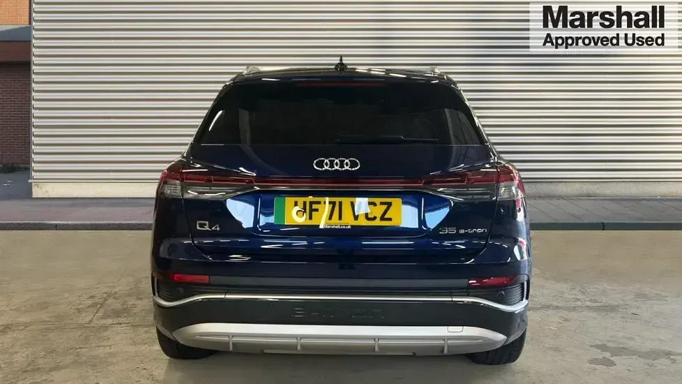 Used Audi Q4 e-tron S-Line 125 kW (170 HP) 2021 Blue SUV