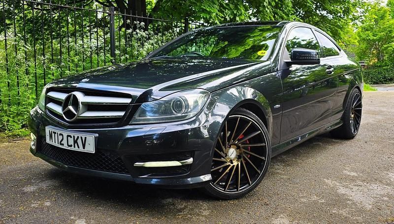 Black Used 2012 Mercedes C220 Sport Coupe | £5,990 (Fair price) - Image 1/4