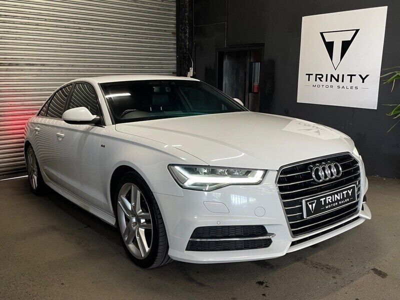 Used Audi A6 S-Line 190 HP (139 kW) 2015 White Sedan