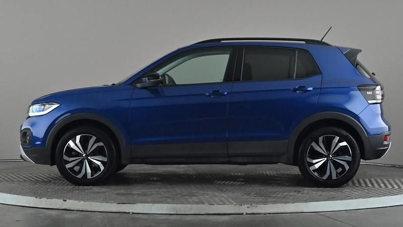Used VW T-Cross Black Edition 110 HP (80 kW) 2023 Blue SUV