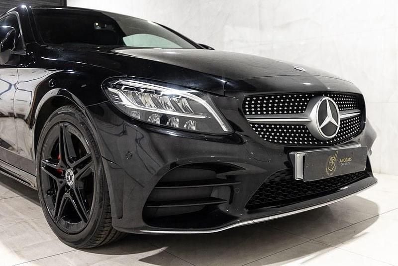 Used Mercedes C220 AMG line 194 HP (142 kW) 2020 Black Coupe
