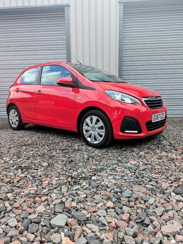 Red Used 2017 Peugeot 108 Active Hatchback | £3,995 (Good price) - Image 1/4