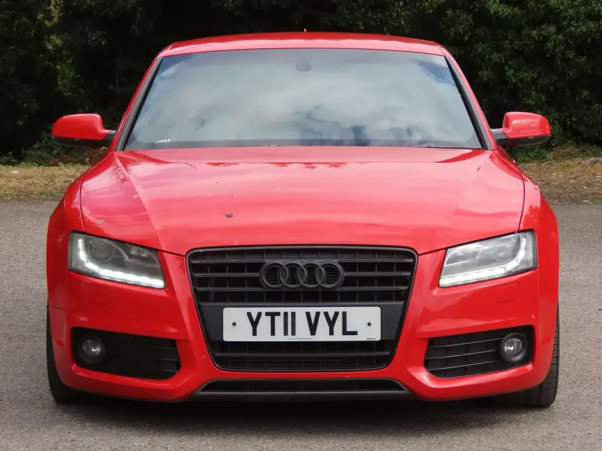Used Audi A5 Black Edition 167 HP (122 kW) 2011 Red Coupe