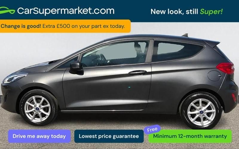 Used Ford Fiesta Zetec 101 HP (74 kW) 2019 Grey Hatchback