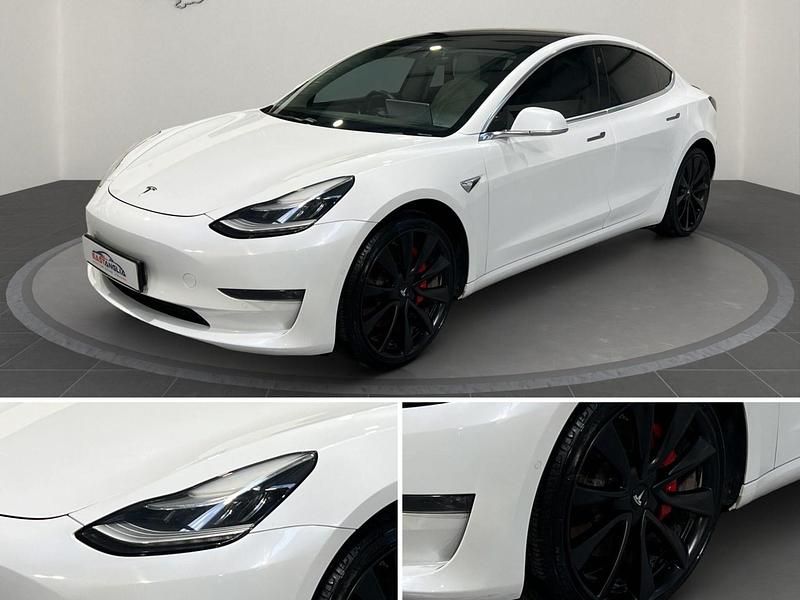 Used Tesla Model 3 Performance 82 kW (112 HP) 2019 White Sedan