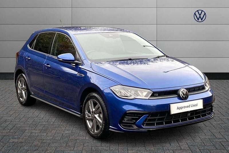 Blue Used 2023 VW Polo R-line Hatchback | £18,236 (Fair price) - Image 1/4