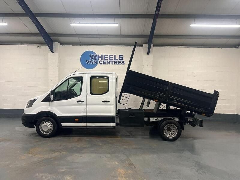 Used Ford Transit S 130 HP (95 kW) 2021 White Cabriolet