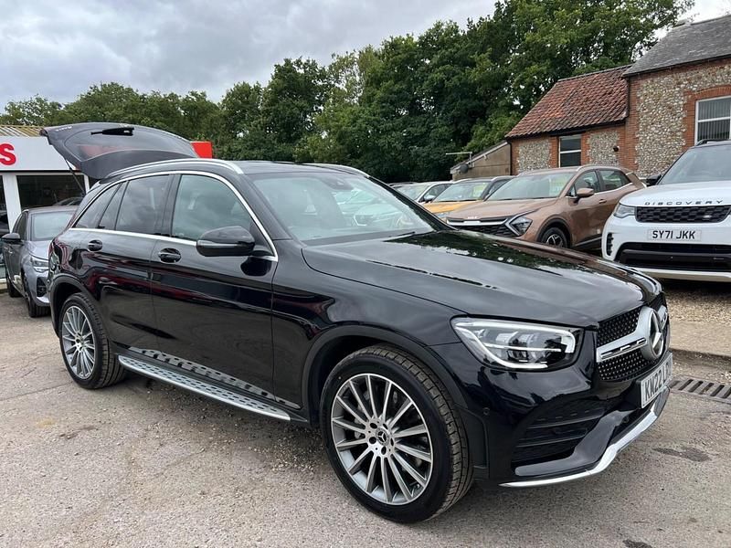 Black Used 2022 Mercedes GLC300 AMG Line Premium Estate | £30,995 (Fair price) - Image 1/3