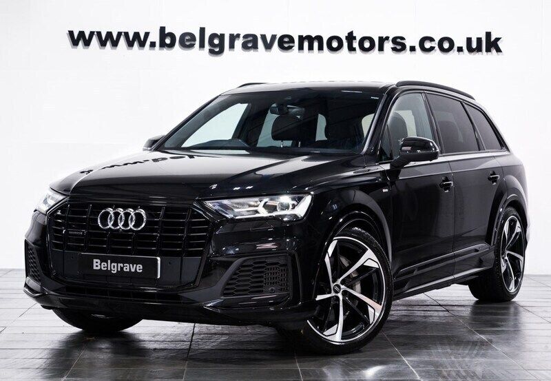 Mythos black metallic Used 2023 Audi Q7 Black Edition SUV | £48,980 (Fair price) - Image 1/3