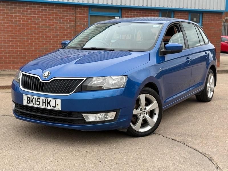 Used Skoda Rapid SE 2015 Blue Hatchback
