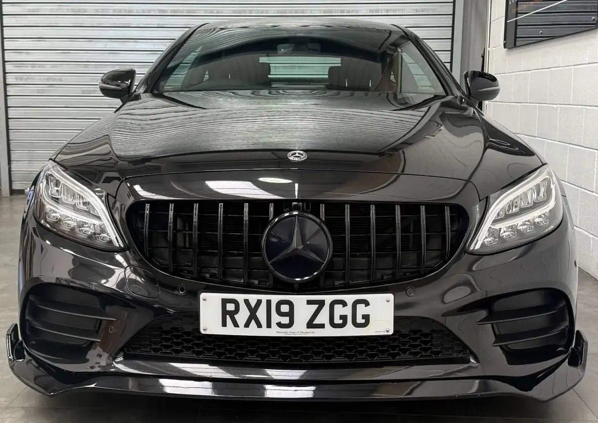 Used Mercedes C200 AMG line 2019 Black Coupe