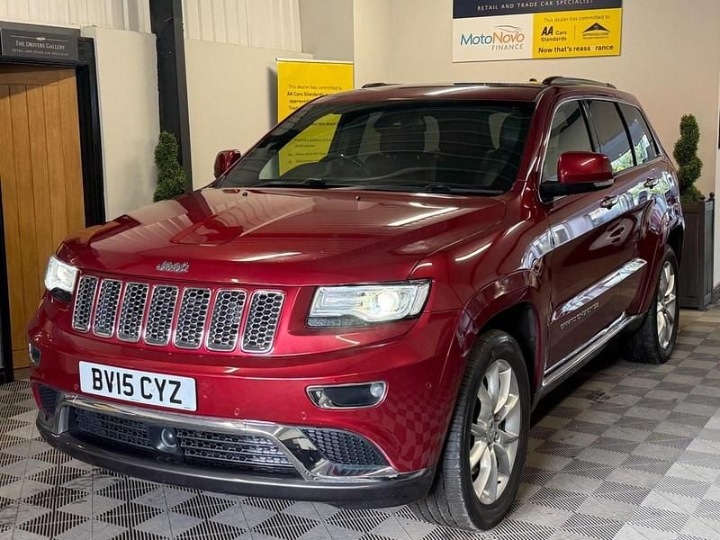 Used Jeep Grand Cherokee Summit 243 HP (178 kW) 2015 Red SUV